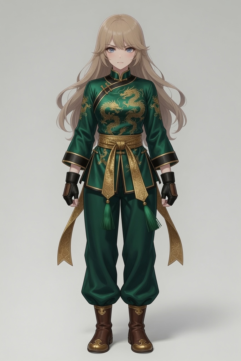 Concept fighter — jade dragon stylist