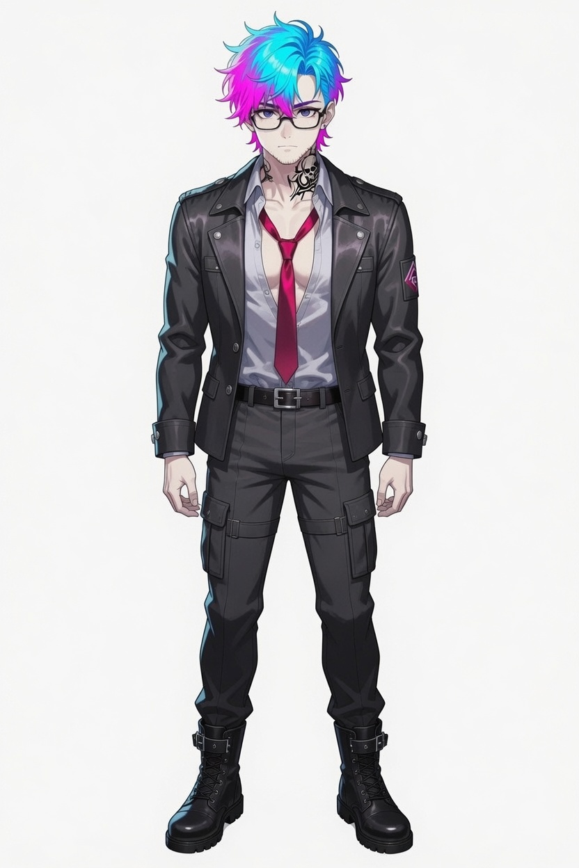 Concept fighter — neon rebel