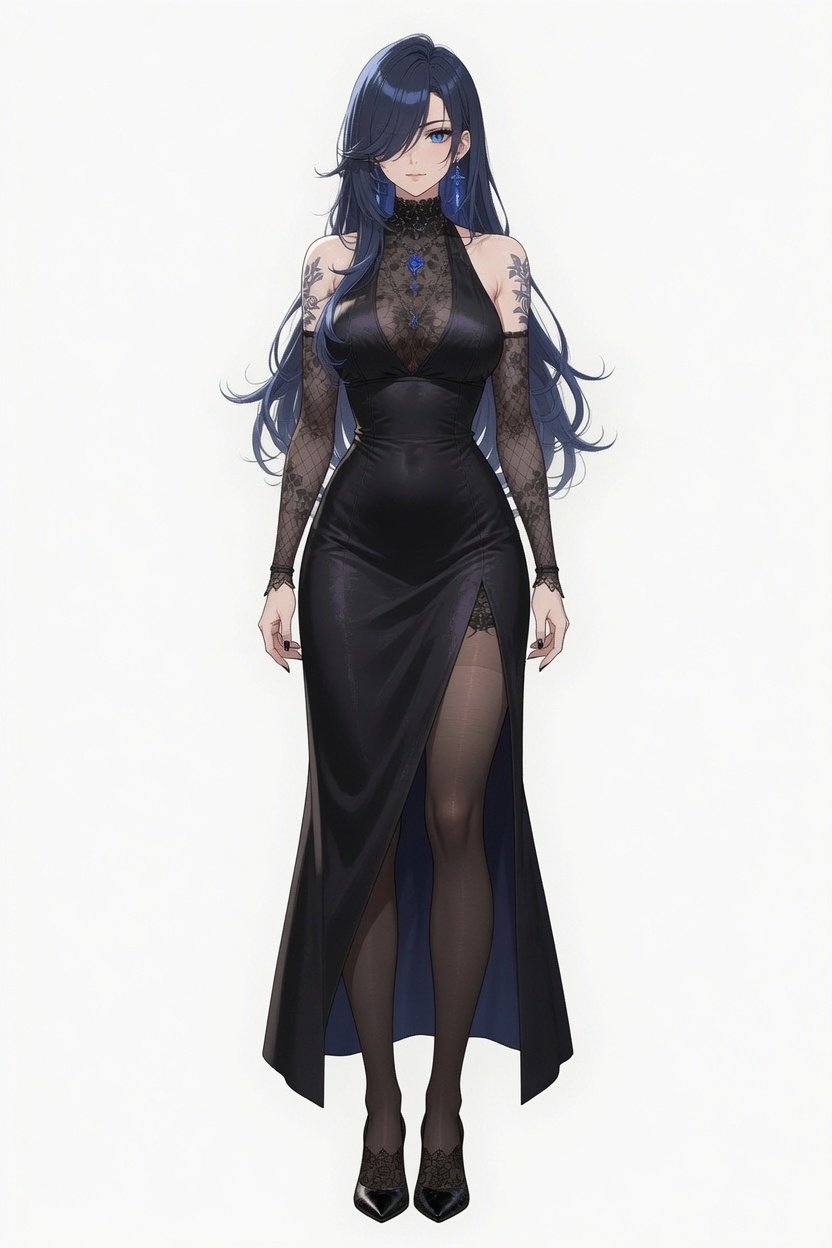 Concept fighter — noir elegance