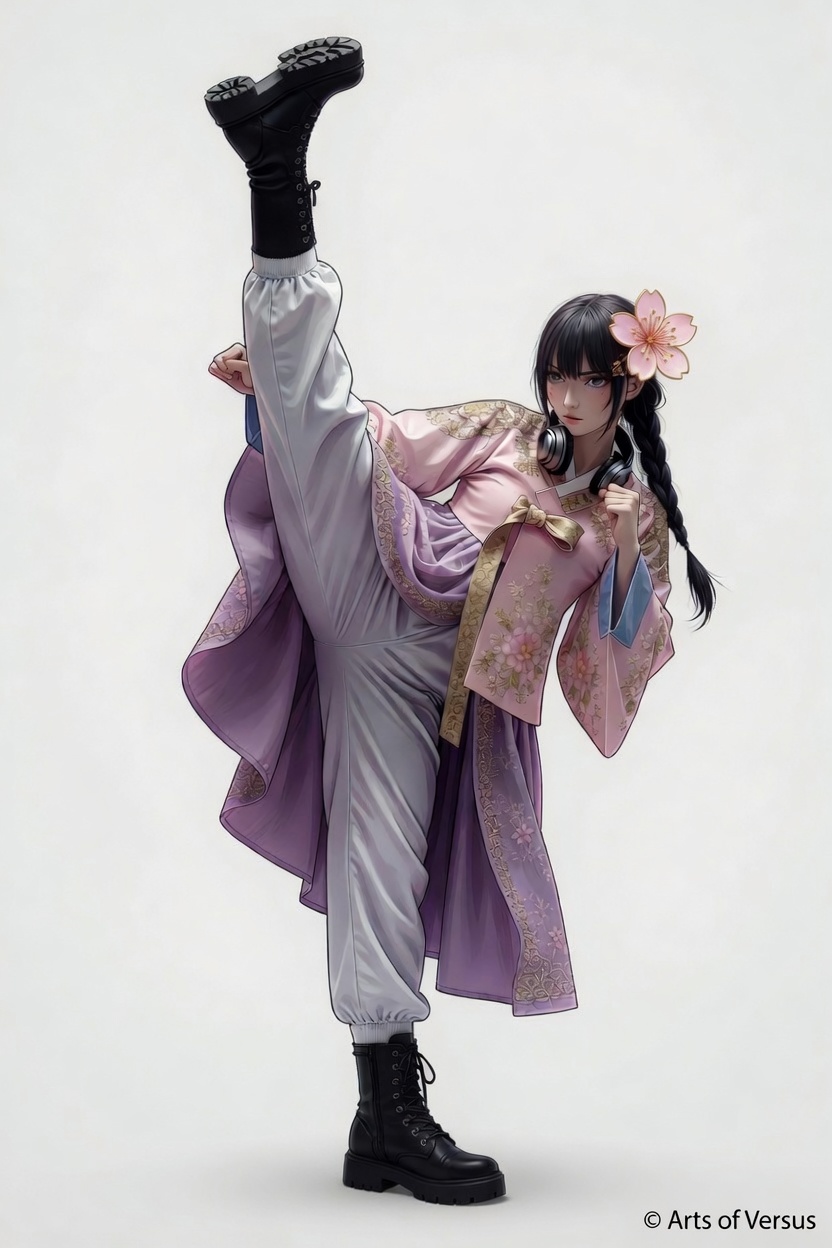 Concept fighter — sakura kicker